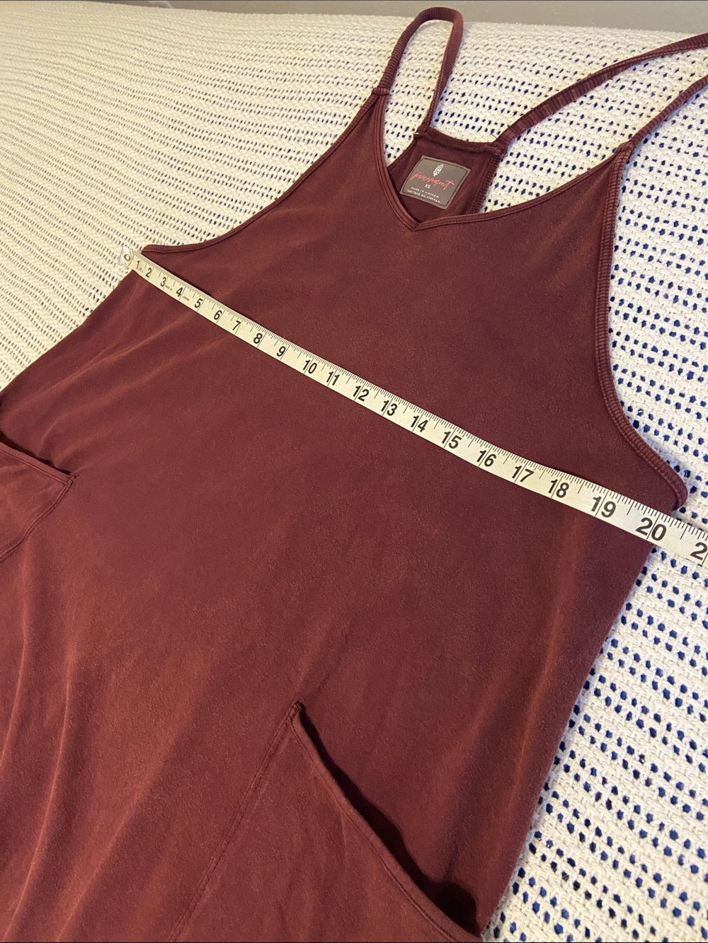 Free People FP Movement Hot Shot Dark Wine Color relaxed slouchy Size XS - Picture 8 of 10